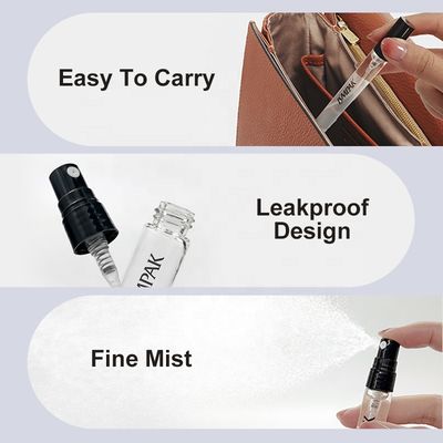 Custom 2ml 3ml 5ml 8ml 10ml Cologne Sample Atomizer Empty Vials Test Container Perfume Glass Bottle