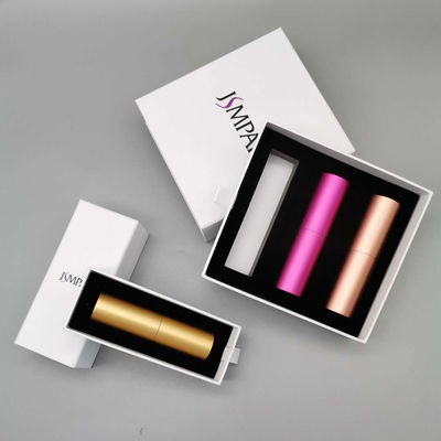 NEW Round White Marble Pattern Velvet Bag 8ml 10ml Aluminum Twist up Refillable Travel Perfume Atomizer