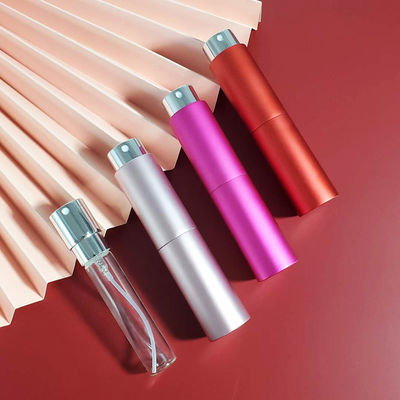 Gold Black 5ml 10ml Empty Metal Portable Travel Mini 8ml Twist up Perfume Refillable Atomizer Container Spray Bottle