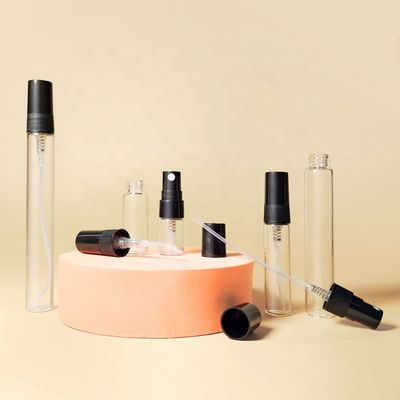 2ml 3ml 5ml 8ml 10ml Mini Black Empty Glass Vial Perfume Spray Samples Bottles With Logo