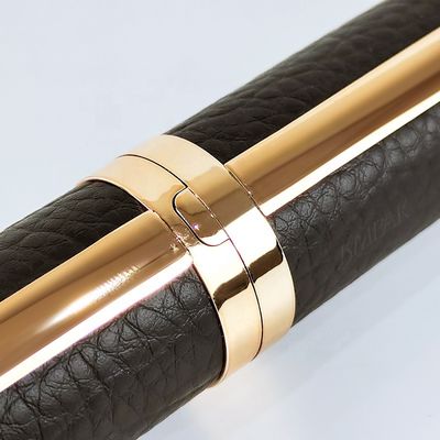 Custom Leather case Glass Insert 10ml 15ml Empty Refillable Perfume Spray Bottle with Atomizer