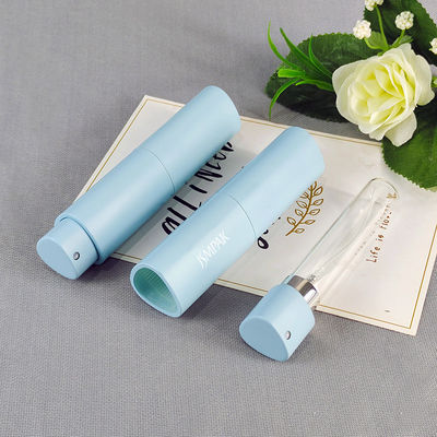 Wholesale Triangle Shape 8ml Twist up Refillable Plastic Atomizer Mini Travel Glass Perfume Spray Bottle