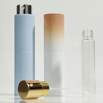 8ml 10ml 20ml Empty Black White Plastic Personalized Refill Perfume Atomizer Spray Bottle