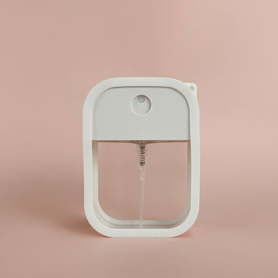 Free Sample 38ml 45ml 50ml Credit Card Square Refillable Pump Spray Bottle for Hand Sanitizer Perfume Alcohol