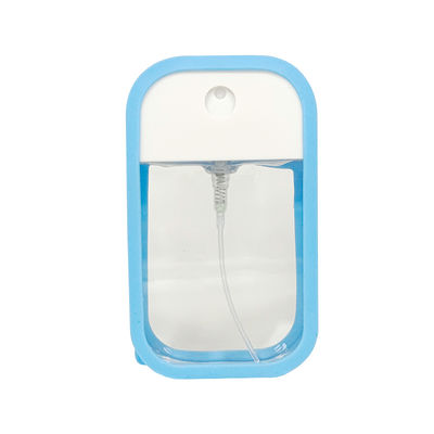 Popular New Design 38ml 45ml 50ml Credit Card Flat Type Empty Plastic Refillable Hand Sanitizer Perfume Mist Spray Bottle