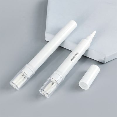 Custom Logo Plastic White 3ml Empty Nail Glue Remover Nail Polish Corrector Pen