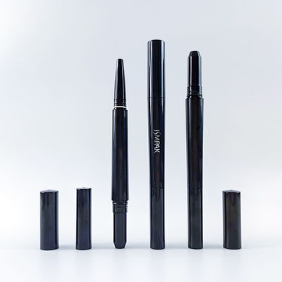 New Custom Cosmetic Packaging Double-End Contour Stick Plastic Lip Liner Makeup Tube Empty Lipstick Pen