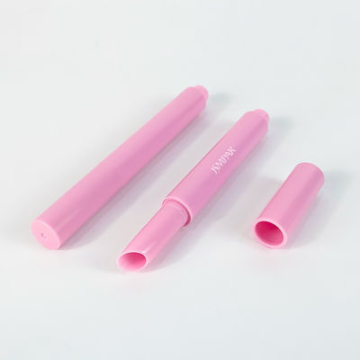Custom Plastic Slim Empty Pressed Tube Cosmetic Pen Lipstick Case Lip Balm Containers