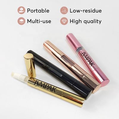 Pink Gold Aluminum Empty Cosmetic Container 2ml 4ml Twist Brush Tube Custom Cuticle Oil Pen