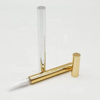 2ML Twist Cosmetic Container Cuticle Nail Oil Empty Aluminium Twist up Lip Gloss Pen Packaging