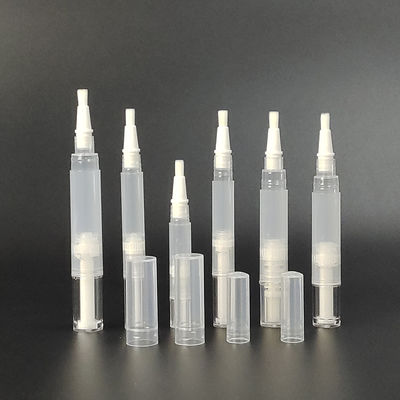2ml 2.5ml 4ml 6ml Plastic Empty Custom Logo Nail Cuticle Oil Packaging Twist Pen With Brush Applicator