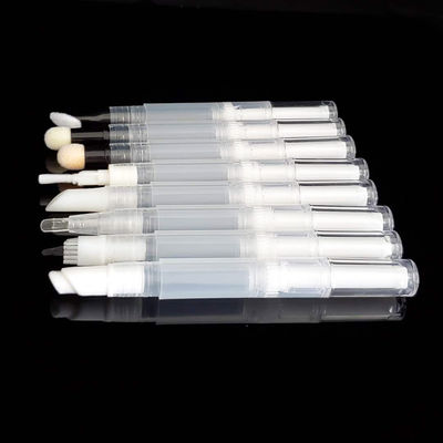 2ml 2.5ml 4ml 6ml Plastic Empty Custom Logo Nail Cuticle Oil Packaging Twist Pen With Brush Applicator