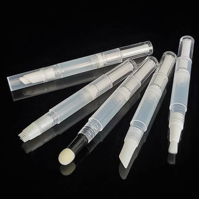 1ml 1.5ml Round  Plastic Empty Anti Fungus Treatment Twist up Nail Cuticle Oil Pen Packaging