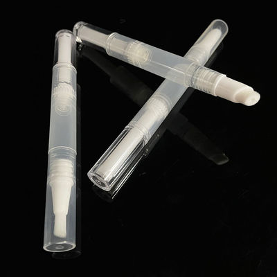 1ml 1.5ml Round  Plastic Empty Anti Fungus Treatment Twist up Nail Cuticle Oil Pen Packaging