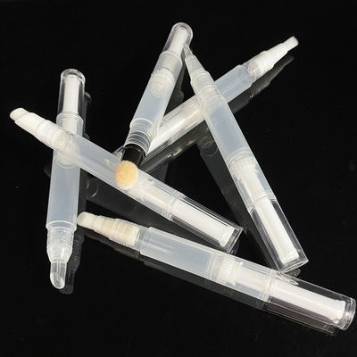 1ml 1.5ml Round  Plastic Empty Anti Fungus Treatment Twist up Nail Cuticle Oil Pen Packaging