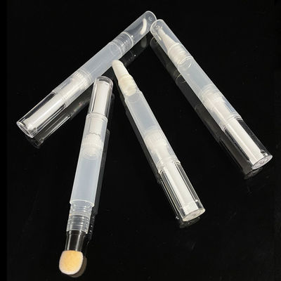 1ml 1.5ml Round  Plastic Empty Anti Fungus Treatment Twist up Nail Cuticle Oil Pen Packaging