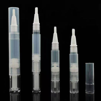 2ml 4ml Empty Cosmetic Tube Clear Empty Lip Gloss Tube Pen With Brush Applicator