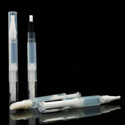 2ml 4ml Empty Cosmetic Tube Clear Empty Lip Gloss Tube Pen With Brush Applicator